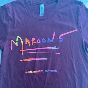 Bella Canvas Maroon Graphic Tee